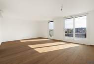 JETZT PROVISIONSFREI | ERSTBEZUG mit ca. 14 m² TERRASSE | 4-Zimmer Dachgeschoss | TG-Stellplatz optional | Nachhaltiges Wohnbauprojekt
