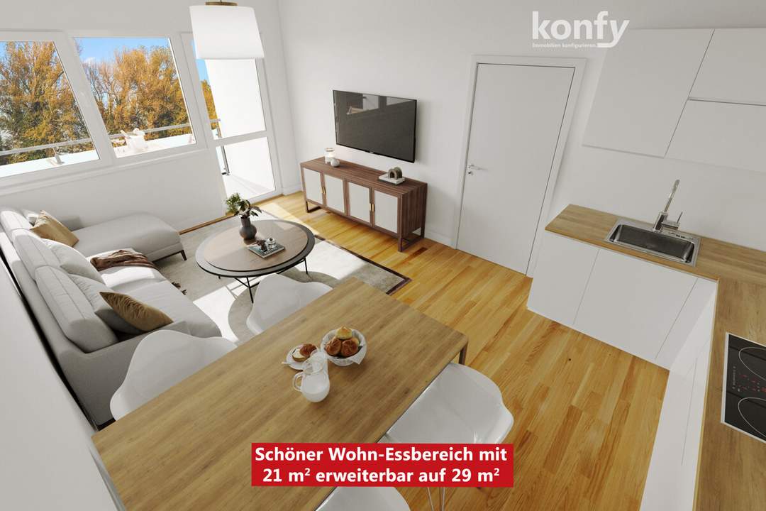 Sanierte 2–3-Zimmer-Wohnung mit Loggia – nur 170 m vom Schillerplatz entfernt!