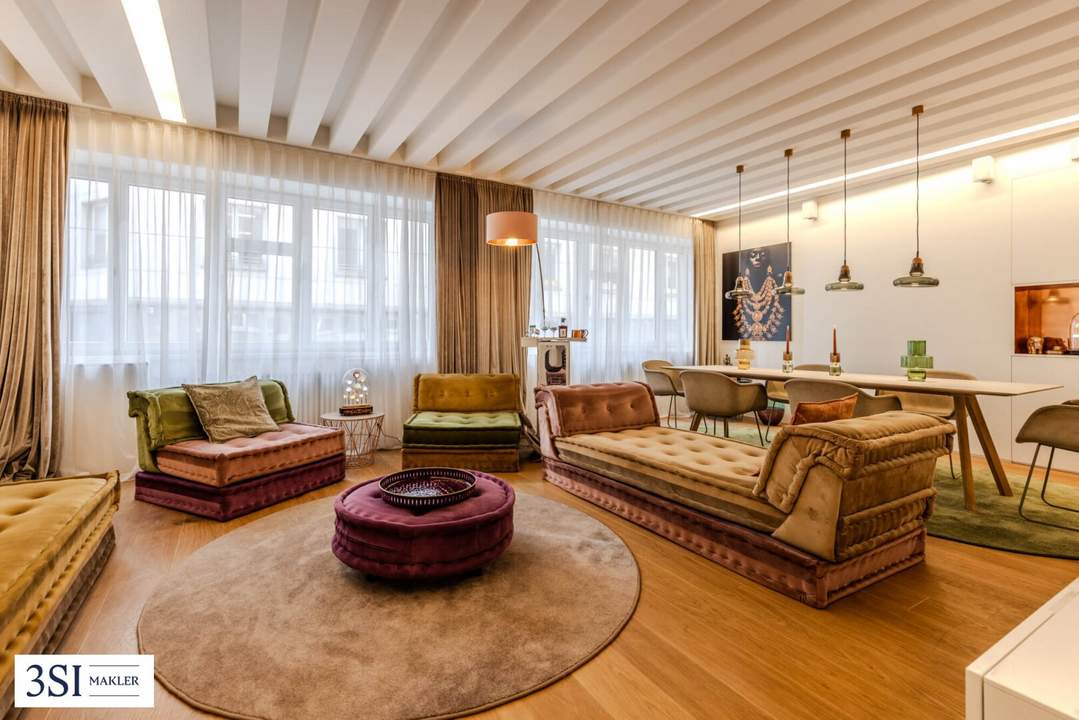 Außergewöhnliches Wohnjuwel mit Sauna &amp; Designküche in absoluter Toplage