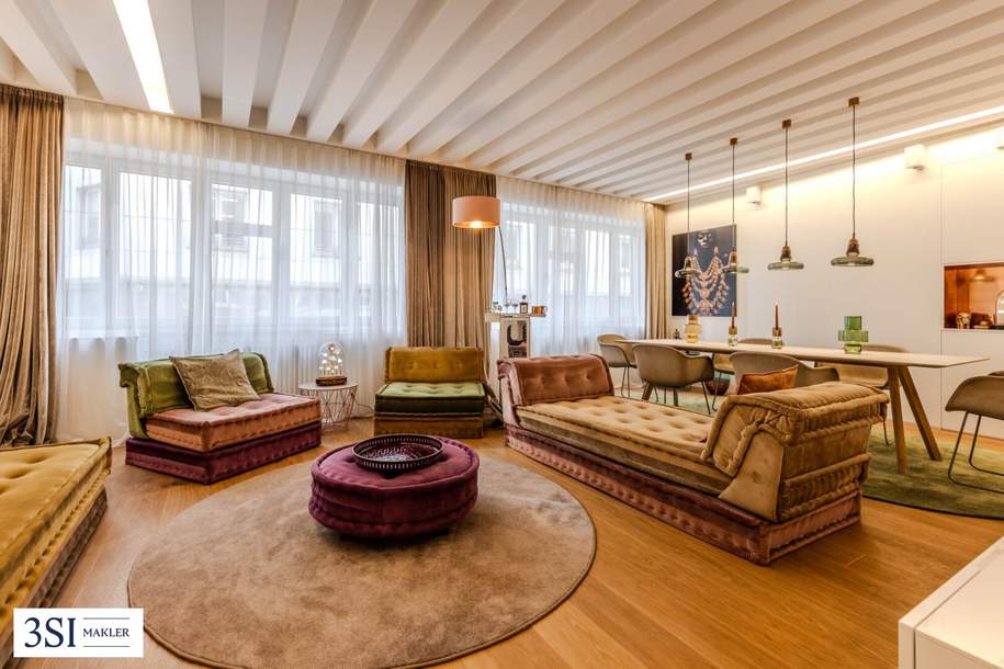 Außergewöhnliches Wohnjuwel mit Sauna &amp; Designküche in absoluter Toplage, Wohnung-kauf, 2.200.000,€, 1010 Wien 1., Innere Stadt