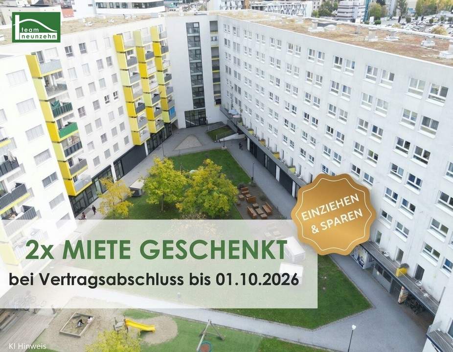 Zentral & modern - Kompakte 2-Zimmer-Wohnung mit großzügiger Freifläche!