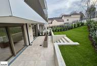 Wohnen in der SCHEFFERGASSE 4: durchgestreckte 4 Zimmer Wohnung mit Terrasse und Garten - Erstbezug ab Q1/2026!