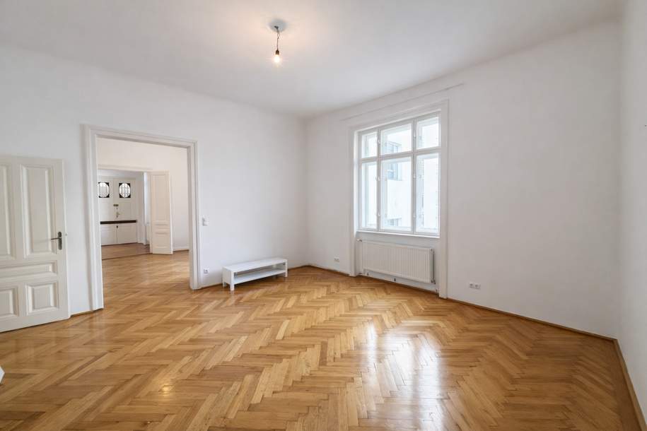 Stilvolle Altbauwohnung in renoviertem Gründerzeithaus – 3,5 Zimmer in grüner Hofruhelage, Wohnung-kauf, 890.000,€, 1030 Wien 3., Landstraße