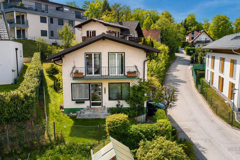 Panoramablick über Velden bis zum Wörthersee – stilvolles Haus mit Charakte, Haus-kauf, 449.000,€, 9220 Villach Land