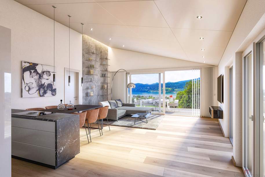 Neubauprojekt "Glanzleitn" - Traumhafter Ausblick über Millstatt sowie den Millstätter See (Top 4), Wohnung-kauf, 990.000,€, 9872 Spittal an der Drau