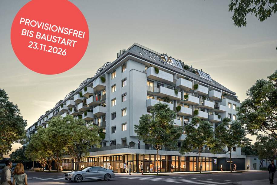 Traisengasse 20-22 - Moderner Lebensraum mit Donaublick, Wohnung-kauf, 247.200,€, 1200 Wien 20., Brigittenau