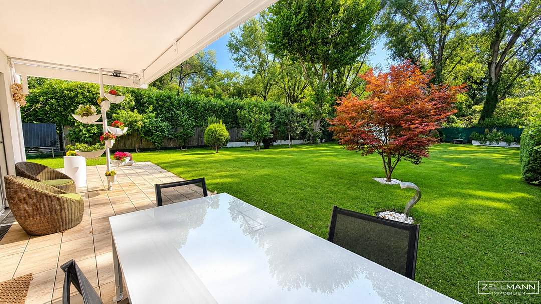 Exklusive Gartenwohnung mit außergewöhnlichen Freiflächen | ZELLMANN IMMOBILIEN