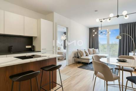 Hofseitige 2-Zimmer-Wohnung mit großzügigem Balkon – provisionsfreier Erstbezug nahe Alte Donau, Wohnung-kauf, 285.500,€, 1210 Wien 22., Donaustadt