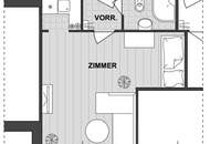 ++Bujatti++ Fantastic 1-room first-occupancy apartment with balcony