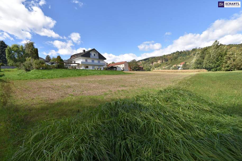 Ihr Traum vom Eigenheim: Baugrundstück in Bad Gams mit sonniger Südausrichtung und allen Anschlüssen an der Grundstücksgrenze in ruhiger Wohnlage - gleich anfragen!, Grund und Boden-kauf, 98.500,€, 8524 Deutschlandsberg
