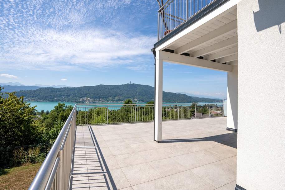 Erstbezug-Eigentumswohnung mit Traumblick auf den Wörthersee! Touristische Nutzung möglich!, Wohnung-kauf, 595.000,€, 9210 Klagenfurt Land