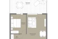 ERSTBEZUG II Leben im Weinviertel II 2-Zimmer Wohnung mit rund 26m2 Terrasse II Nähe Wolkersdorf und Gerasdorf