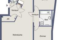 Hofzeile - Großzügiges 3-Zimmer-Apartment mit ca. 55 m² Wohnzimmer und 24 m² Balkonflächen - Garagenplatz um € 150,--