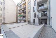 Neubau: 4 Zimmer Wohnung mit großer Terrasse in ruhiger Innenhoflage - zentrumsnah! - ab sofort !