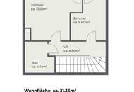 Privatsphäre mitten in Wien: Hochwertige Maisonette mit Garten und Balkon