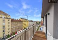 Stilvoller Wohnjuwel im 4. Liftstock: Lichtdurchfluteter Erstbezug mit Balkon!