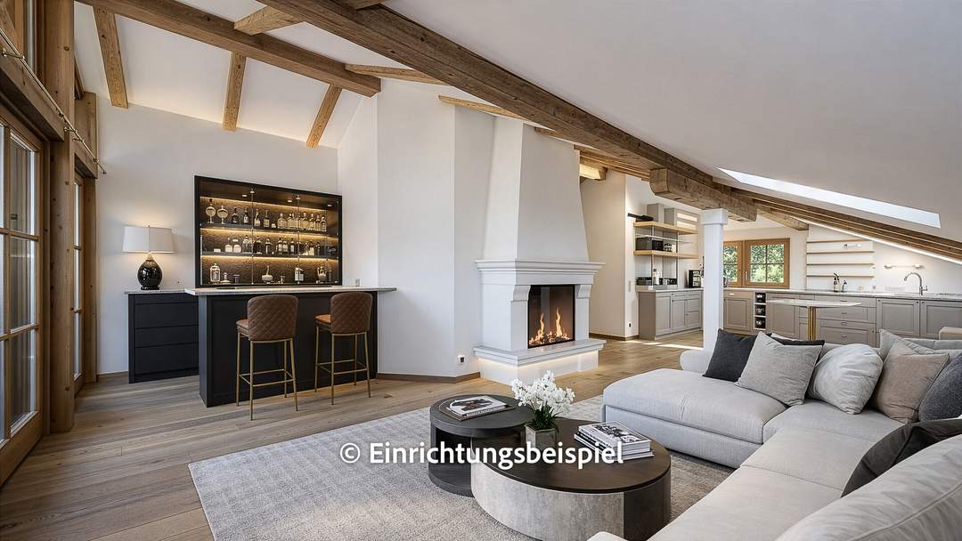 Dachgeschosswohnung am Sonnberg mit Blick über Kitzbühel