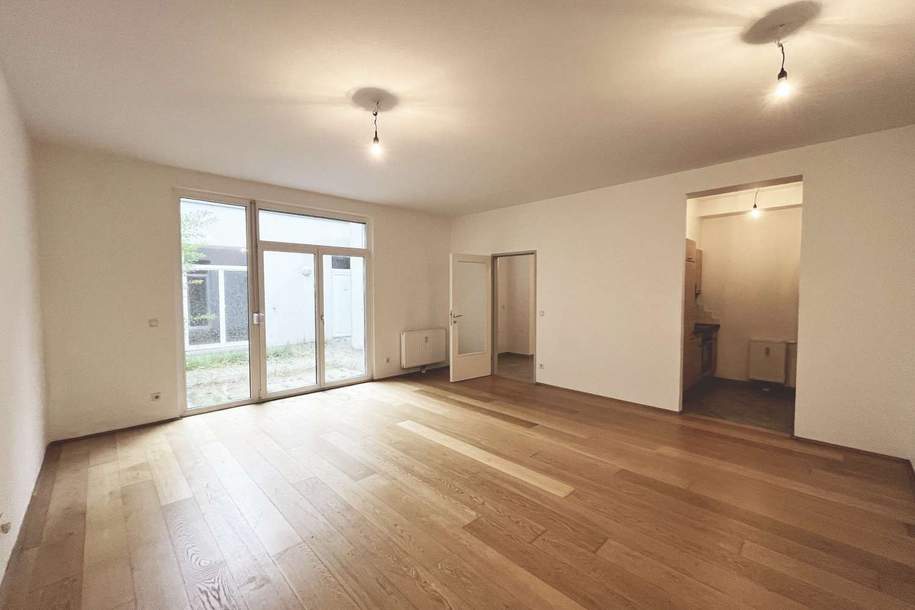 Innenhof - Garten und Terrasse - 2 Zimmer - Nähe Schmelz, Wohnung-kauf, 290.000,€, 1160 Wien 16., Ottakring
