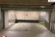 Abgeschlossene Doppel-Garagenbox mit Rolltor &amp; Strom – 3. UG, nur Eigentümer, U1 Kagraner Platz