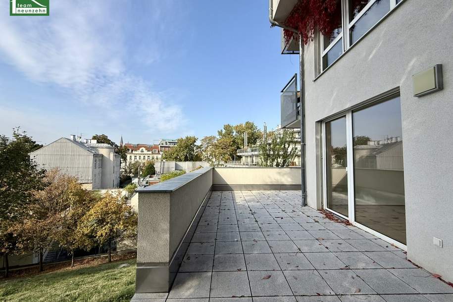 Exklusives Wohnen in Grünruhelage – Großzügige 140 m² Wohnung mit traumhafter 56 m² Terrasse in 1180 Wien, Wohnung-miete, 3.404,04,€, 1180 Wien 18., Währing
