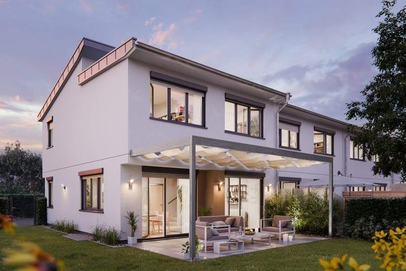 Neubauprojekt - Reihenhaus auf Eigengrund in Essling, Haus-kauf, 713.900,€, 1220 Wien 22., Donaustadt