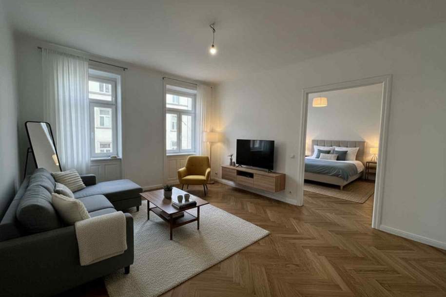 1020! ERSTBEZUG NACH GENERALSANIERUNG! Schöne 3-Zimmer Altbauwohnung Nähe Prater! Balkon möglich!, Wohnung-kauf, 569.000,€, 1020 Wien 2., Leopoldstadt
