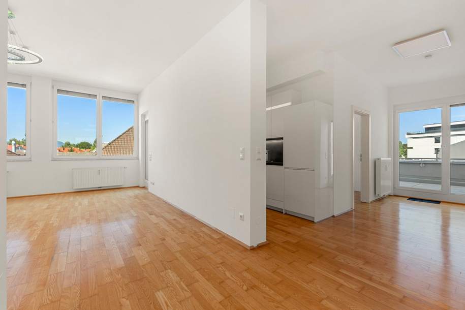 Stilvolle 4-Zimmer-Wohnung im Penthouse-Flair mit Dachterrasse, Wohnung-kauf, 495.000,€, 9020 Klagenfurt(Stadt)