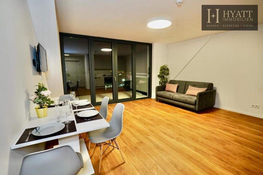 Exklusive 2-Zimmer-Dachgeschosswohnung mit Balkon | voll möbliert | flexible Eigennutzung oder Kurzzeitvermietung (Airbnb) ca. 9 % Bruttoumsatzrendite 2025, Wohnung-kauf, 195.000,€, 1120 Wien 12., Meidling