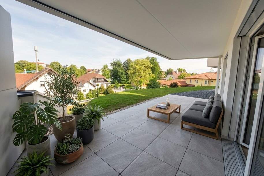 Erstbezug! 2-Zimmer-Mietwohnung mit eigenem Garten & Balkon, Wohnung-miete, 1.229,08,€, 4470 Linz-Land