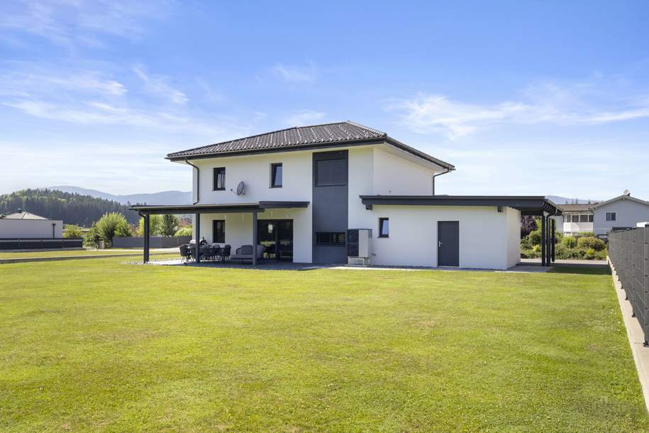 Modernes Einfamilienhaus mit traumhaftem Weitblick & großzügiger Terrasse, Haus-kauf, 669.000,€, 9560 Feldkirchen