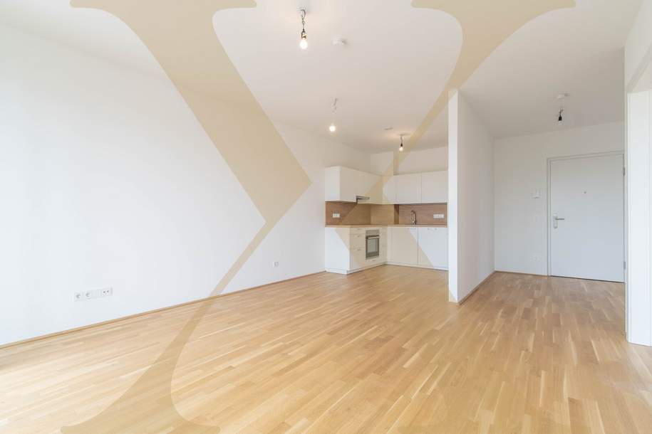 Klimatisierte 2-Zimmer-Wohnung inkl. Einbauküche und Balkon in Linz nahe Hummelhofwald zu vermieten!, Wohnung-miete, 899,00,€, 4020 Linz(Stadt)