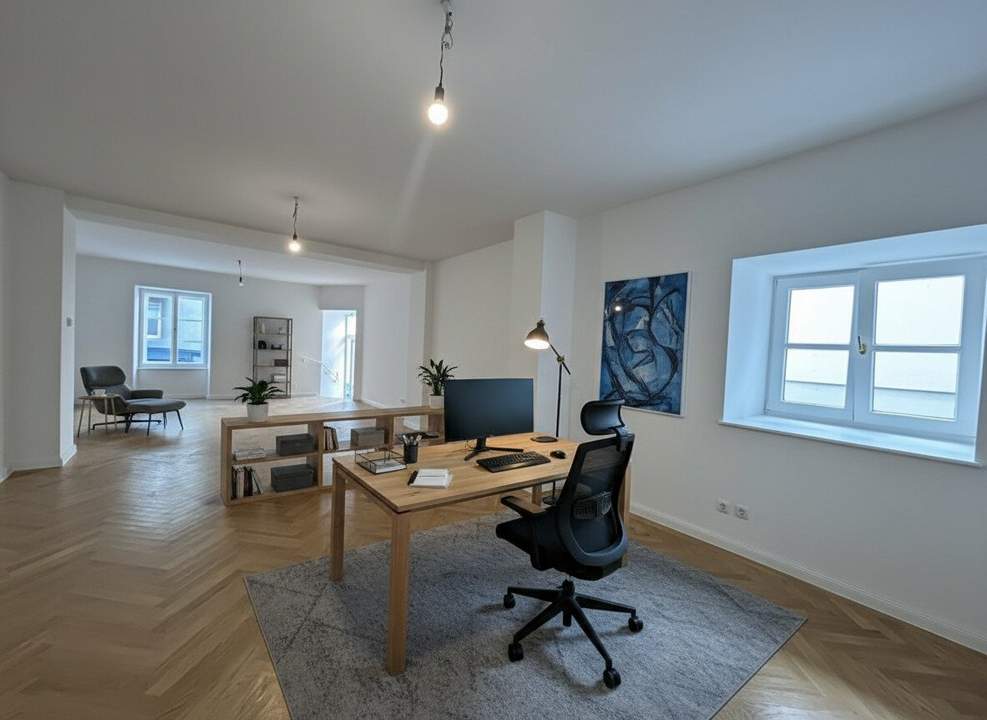 Generalsanierte, loftartige Bürofläche inkl. Lager zum Kauf! 1190!