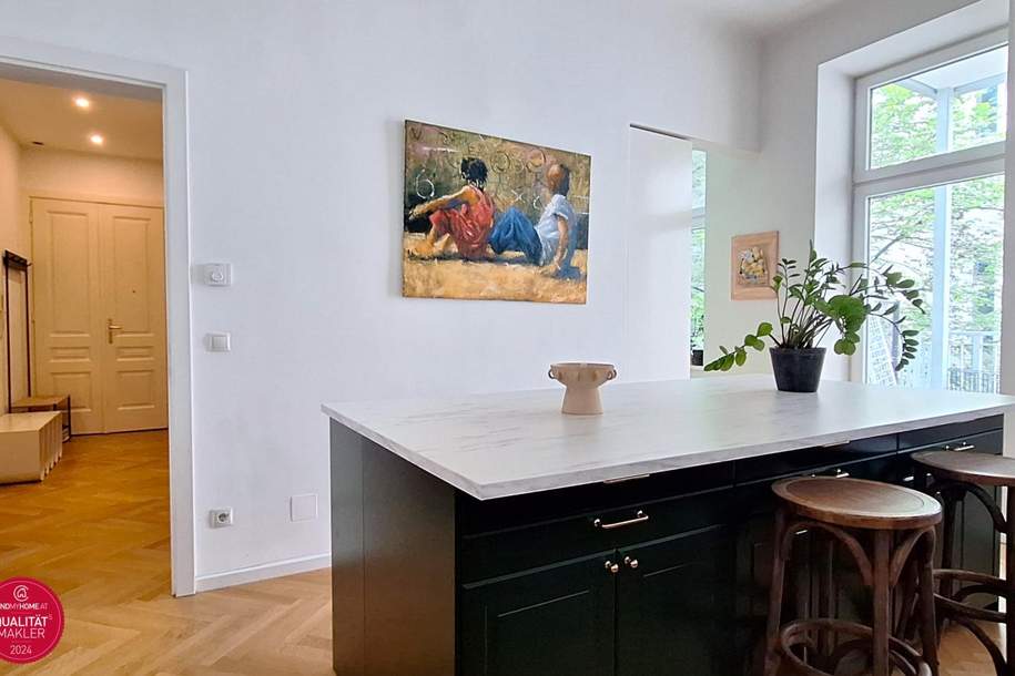 🏡 Wohnen mit Klasse: sanierter Altbau, Fischgrätparkett &amp; 16 m² Freifläche ☀️, Wohnung-kauf, 498.500,€, 1040 Wien 4., Wieden