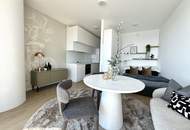 DANUBE FLATS | Vollmöblierte 1,5-Zimmer-Wohnung im 18. Stock mit Wienblick | Pool | Fitness