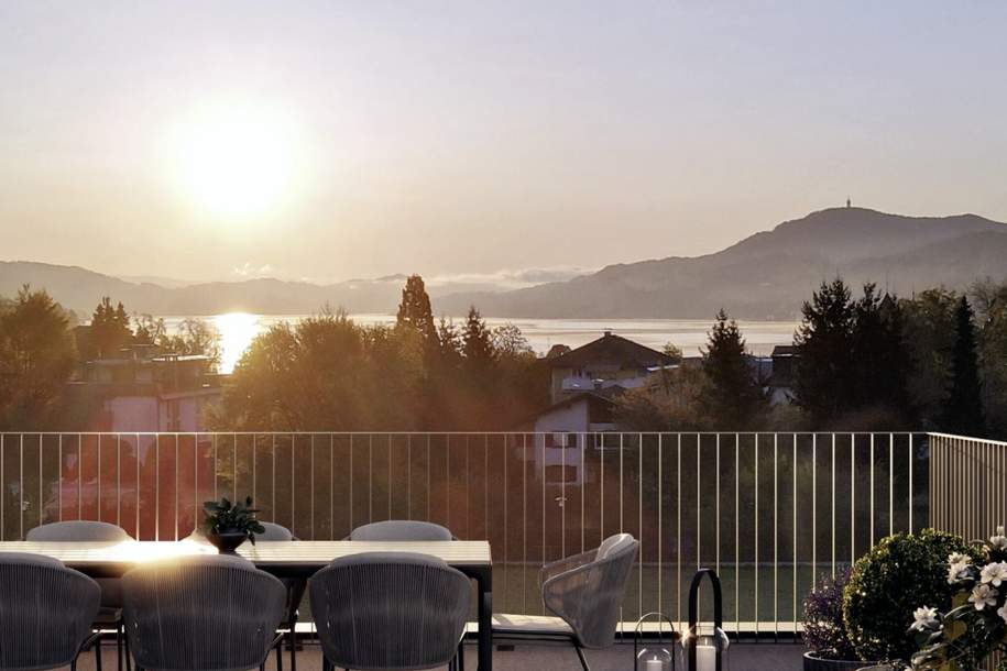 Exklusives Penthouse mit privatem Seezugang und eigner Boje!, Wohnung-kauf, 1.400.000,€, 9220 Villach Land