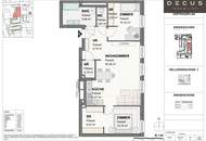 ZENTRAL WOHNEN | 3 ZIMMER | REICHLICH PLATZ | AB SOFORT VERFÜGBAR | KARMELITERHOF