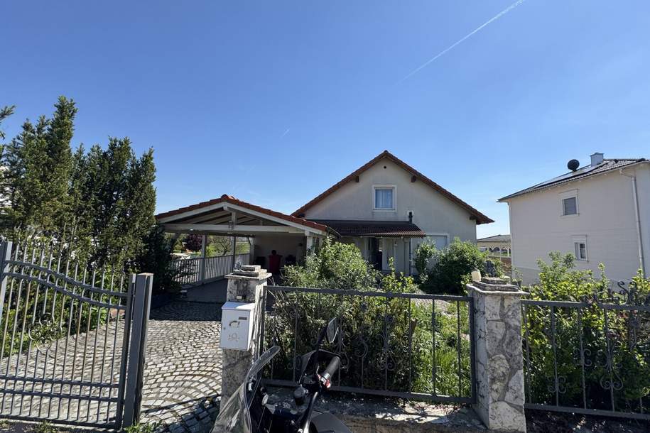 Außergewöhnliches Einfamilienhaus mit zwei Wohneinheiten, Garten und Gästehaus – am Ortsrand im Grünen und dennoch stadtnah, Haus-kauf, 2100 Korneuburg