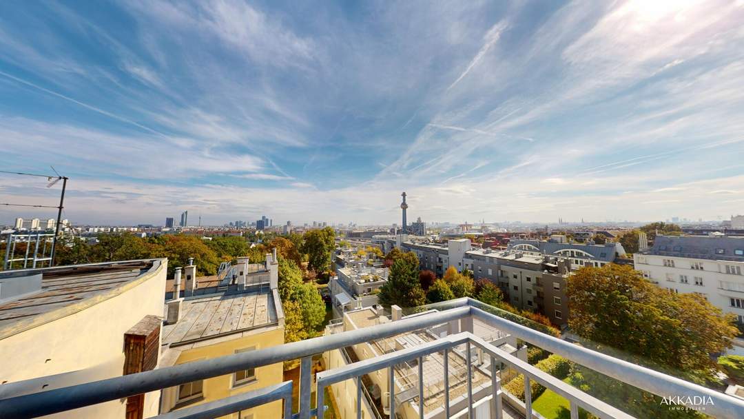 Dachterrassen-Traum in Döbling – 3 Zimmer mit einzigartigem Wienblick