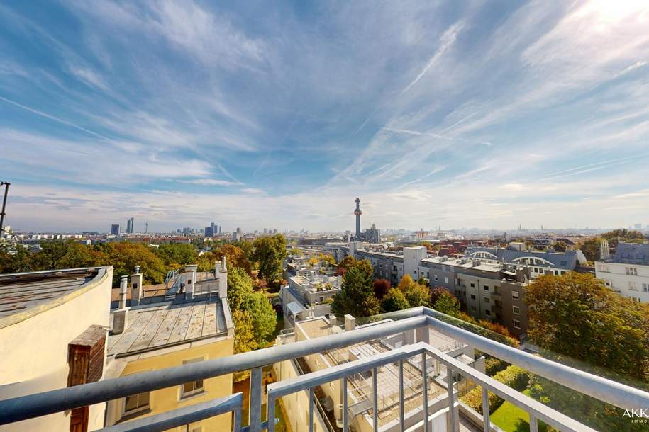 Dachterrassen-Traum in Döbling – 3 Zimmer mit einzigartigem Wienblick, Wohnung-kauf, 500.000,€, 1190 Wien 19., Döbling