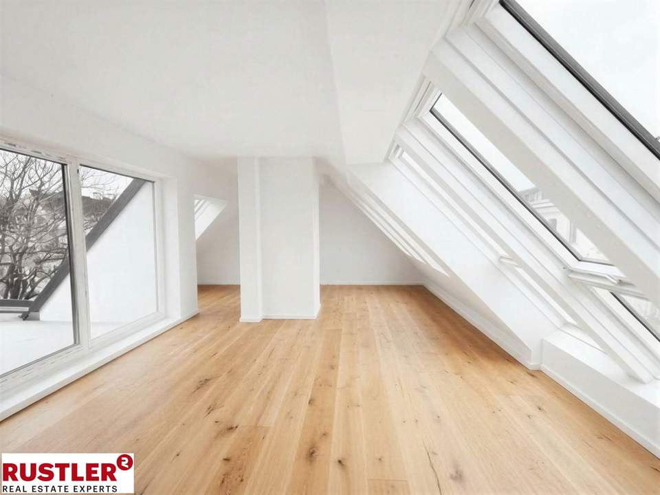 Erstbezug! DG-Maisonette mit Terrasse - Nähe Kutschkermarkt