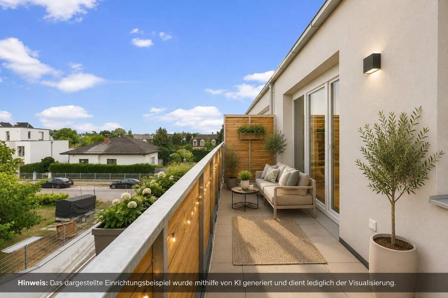 "Provisionsfrei für den Käufer - Dachgeschoss 2 Zimmer- mit Balkon", Wohnung-kauf, 274.000,€, 2232 Gänserndorf