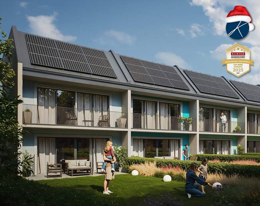 Neues Projekt! Moderne Reihenhäuser mit Freiflächen bei allen Zimmern