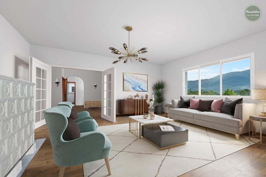Panoramablick inklusive: Ihr neues Zuhause auf zwei Ebenen mit Doppelgarage, Haus-kauf, 299.000,€, 9433 Wolfsberg