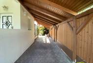 Sehr charmantes Einfamilienhaus mit traumhaftem Pool, Wintergarten, großem Carport und Garten mit einigen Extras