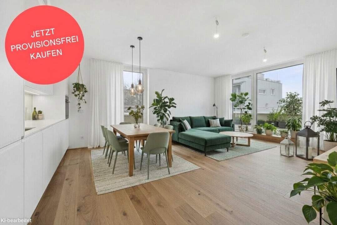 PROVISIONSFREI! Ansprechend geplante 3-Zimmer-Wohnung | Terrasse aus jedem Raum begehbar | 3 Himmelsrichtungen