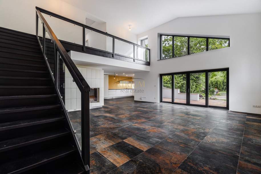 Exklusive Architektenvilla mit Schwimmteich, Gästehaus und idyllischem Garten, Haus-kauf, 2410 Bruck an der Leitha