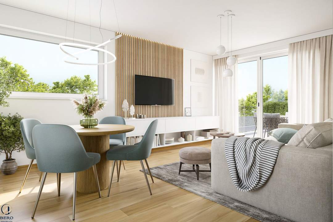2-Zimmer-Wohnung mit beeindruckendem Balkon – Rückzugsort mit Freiraum