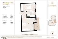 "DONAU PERLE" ERSTBEZUG! MODERNE 2-ZIMMER-WOHNUNG MIT BALKON UND PARKBLICK!