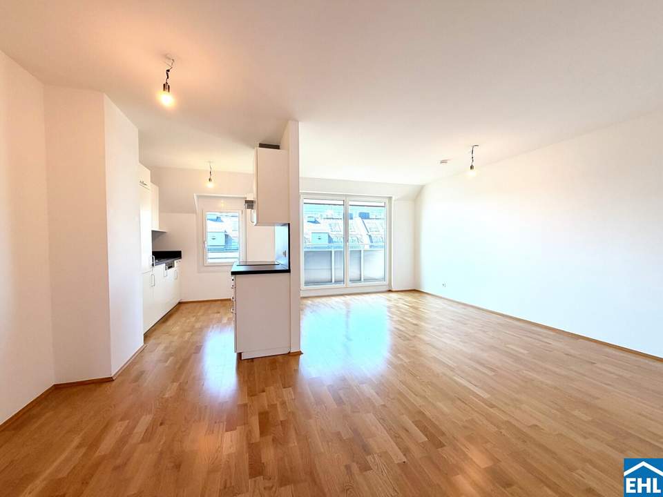 Traumhafte 3 Zimmerwohnung mit südwest-seitigem Balkon im Arsenal!