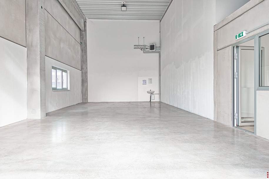 92m² Werkstatt | Produktions-/Lagerfläche mit Büro | beheizt &amp; mit Wasseranschluss, Gewerbeobjekt-miete, 16,00,€, 2100 Korneuburg